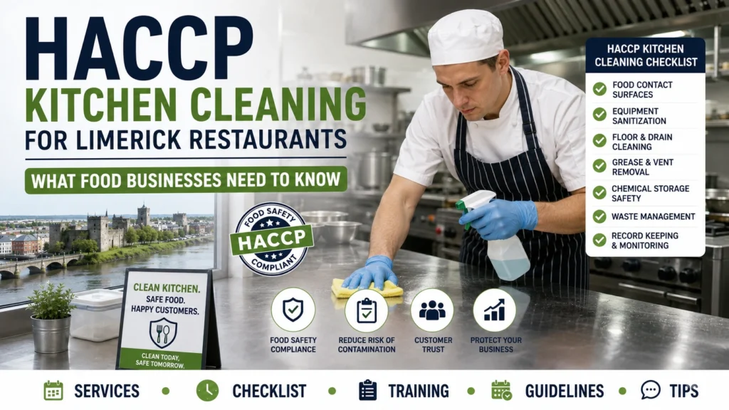 Kitchen Cleaning for Limerick Restaurants