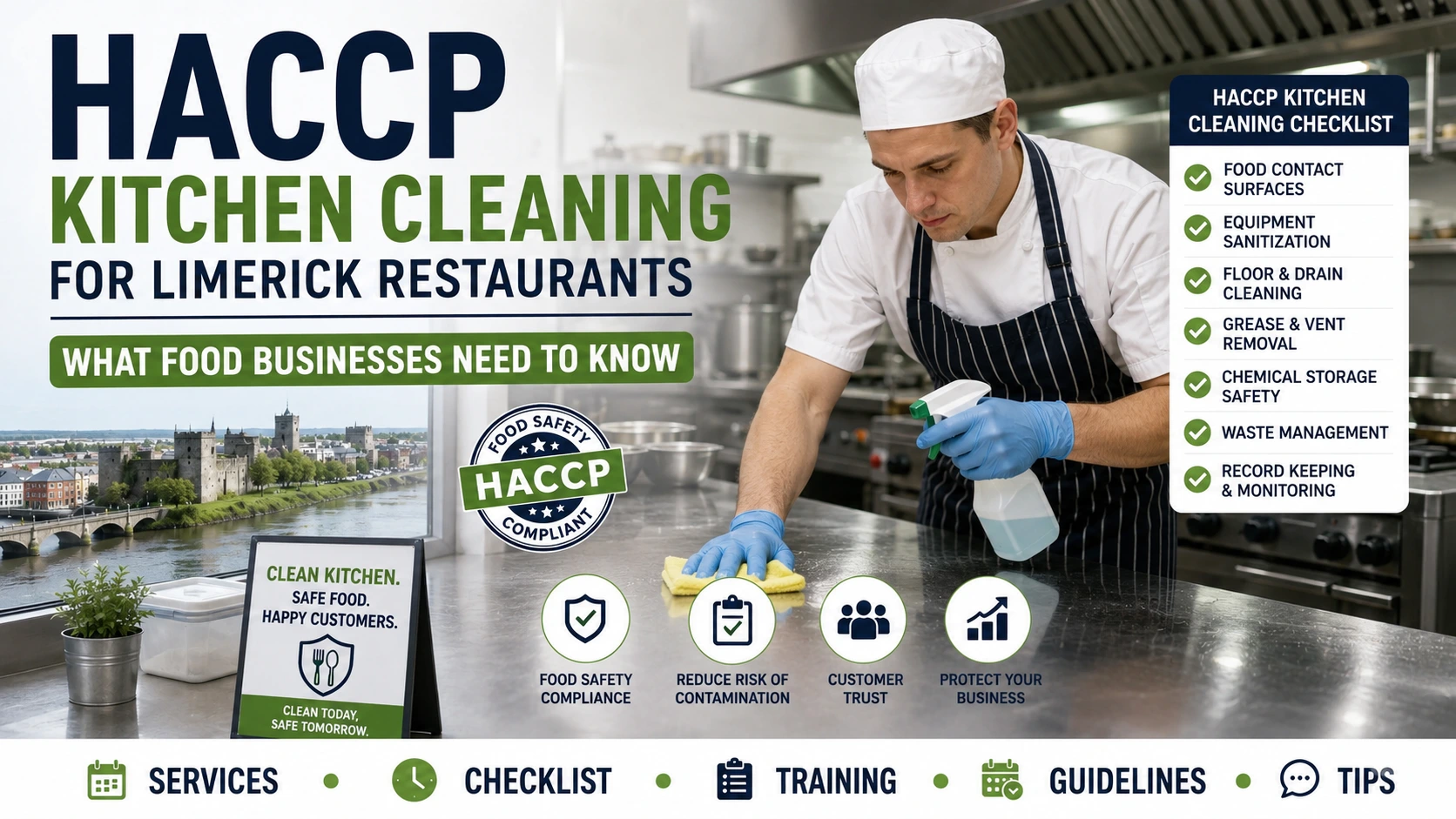 Kitchen Cleaning for Limerick Restaurants