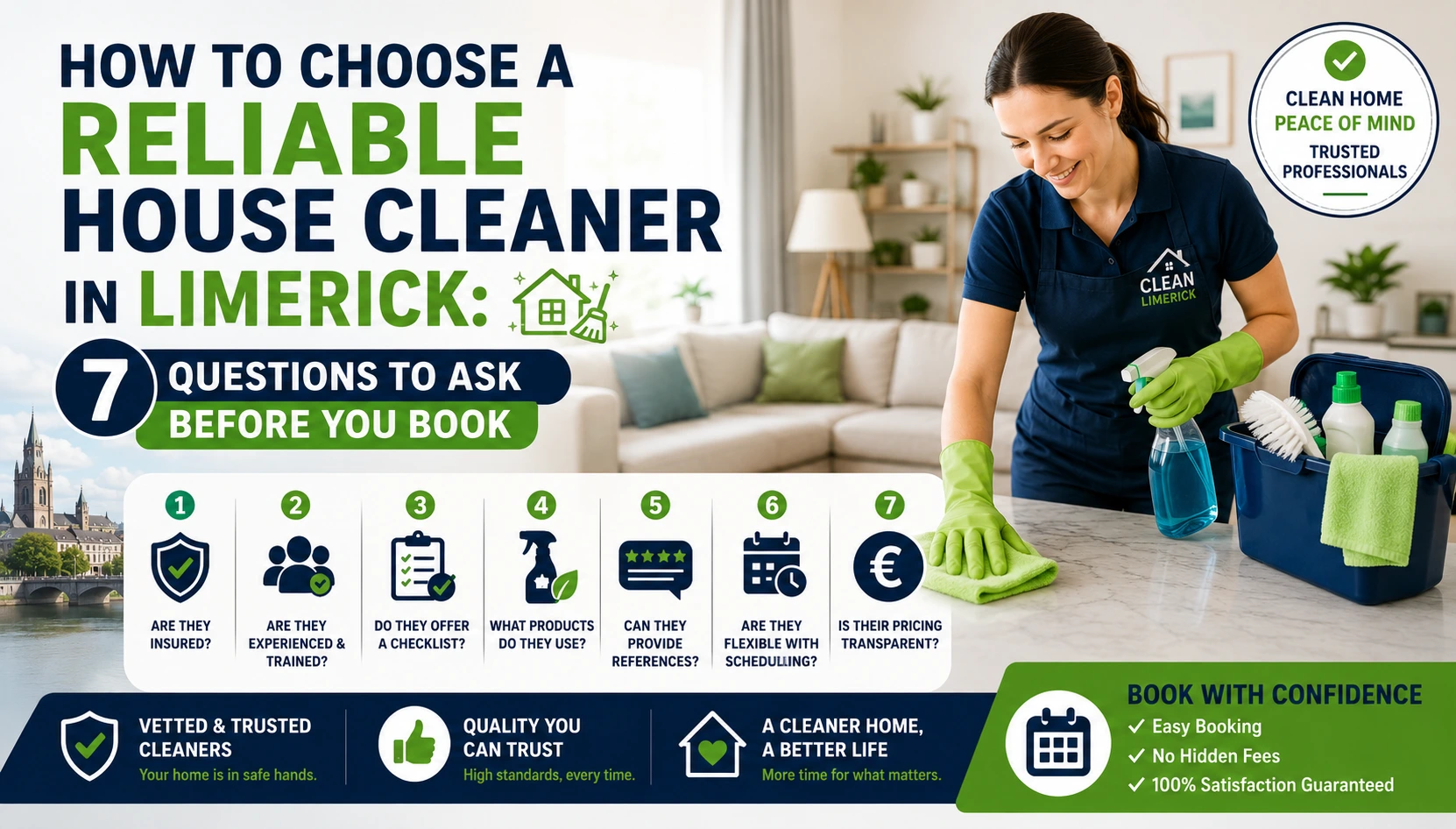 How to Choose a Reliable House Cleaner in Limerick